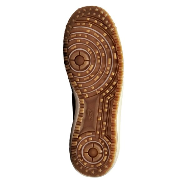 NIKE Lunar Air Force 1 Duckboot 'Ale Brown' Waterproof Leather Winter Boots - Picture 5 of 6